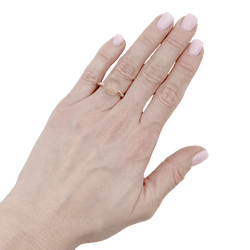 Bague Solitaire POMELLATO "Nudo Classic" en or blanc, or rose et quartz - Castafiore