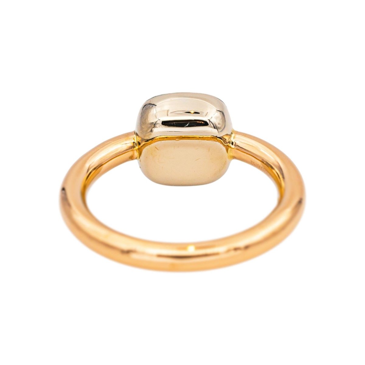 Bague Solitaire POMELLATO "Nudo Classic" en or rose et topaze - Castafiore