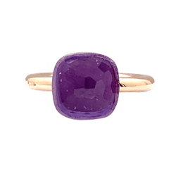 Ring Pomellato, "Nudo Classic", two golds, amethyst.