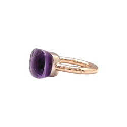 Ring Pomellato, "Nudo Classic", two golds, amethyst.