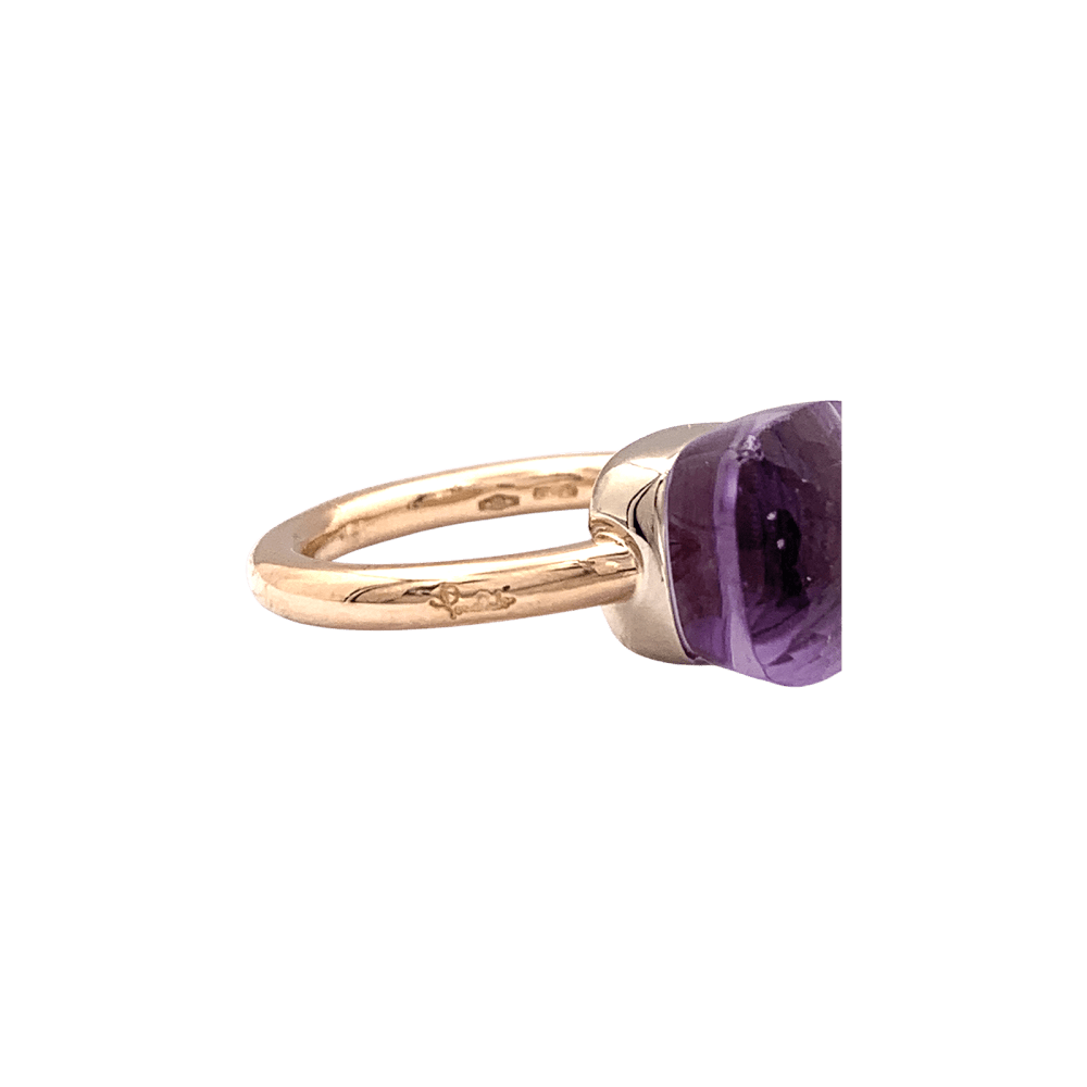 Ring Pomellato, "Nudo Classic", two golds, amethyst.