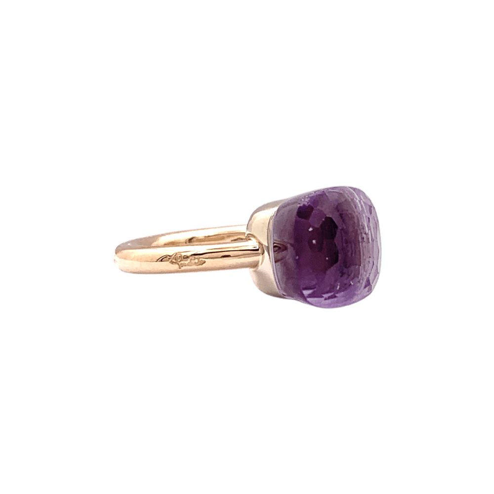 Ring Pomellato, "Nudo Classic", two golds, amethyst.
