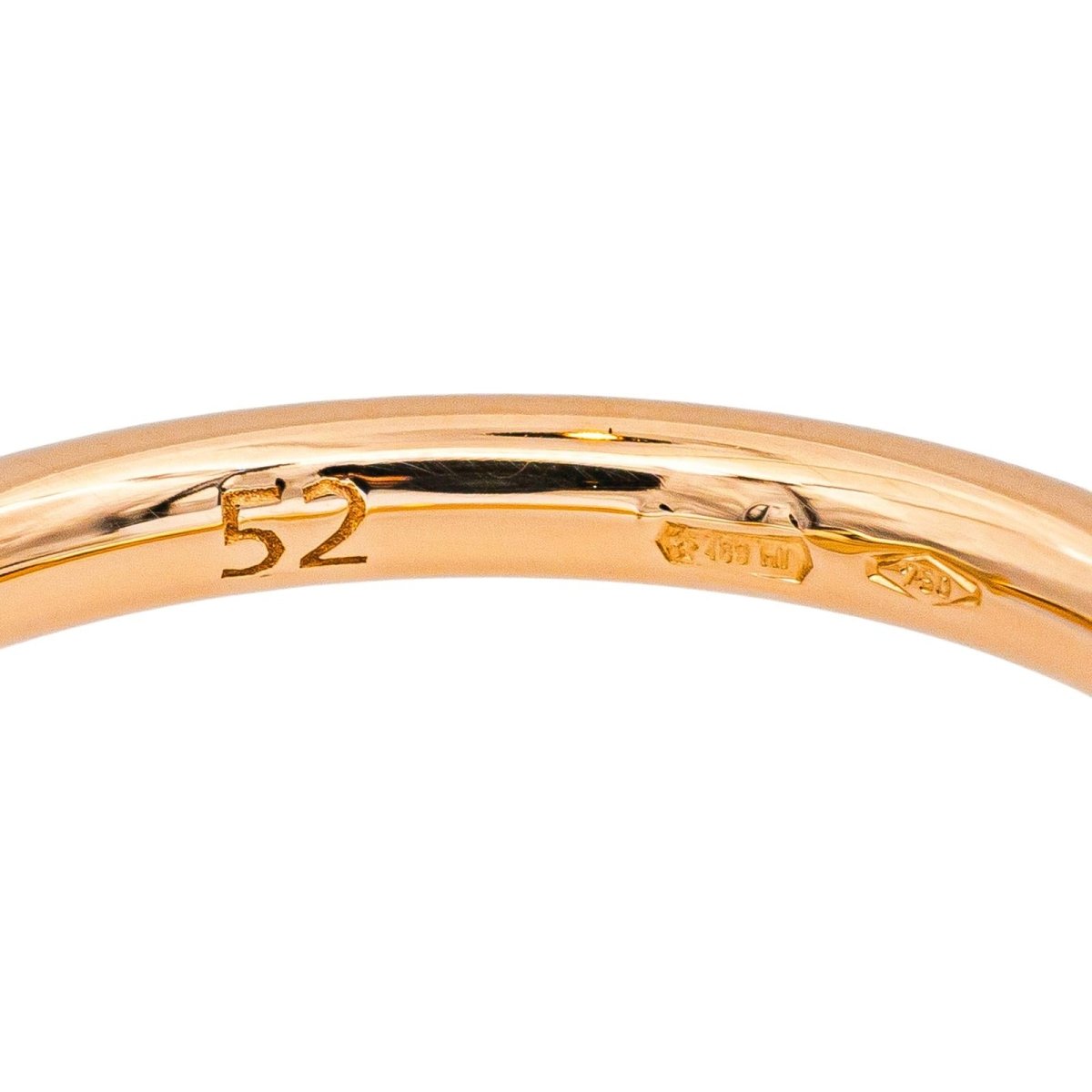 Bague Solitaire POMELLATO "Nudo" en or rose et citrine - Castafiore