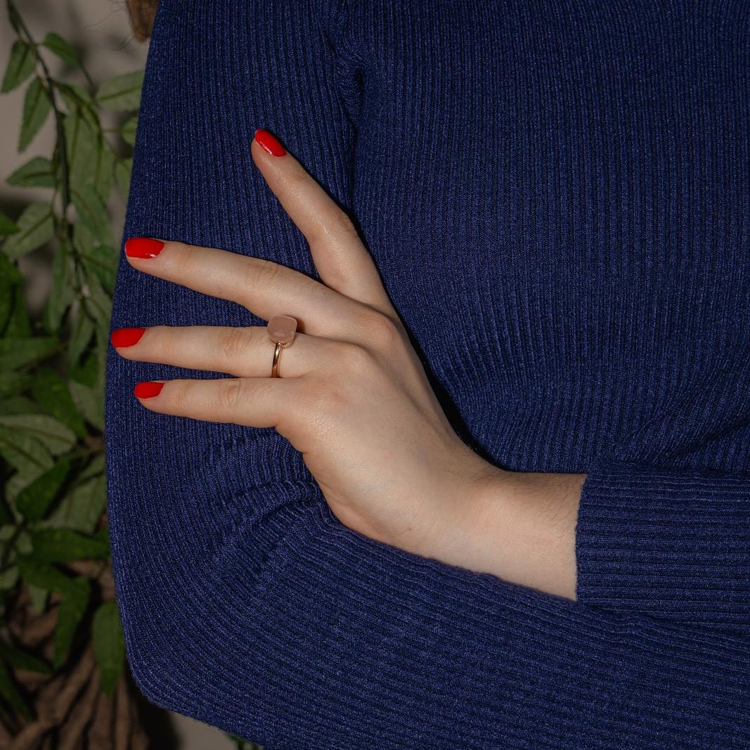 Pomellato Ring Nudo Rose gold Quartz