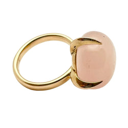 Bague Solitaire POMELLATO "Veleno" en or jaune et pierre de lune - Castafiore