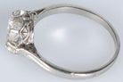 Bague solitaire serti 8 griffes - en or blanc - 0,75ct - Castafiore