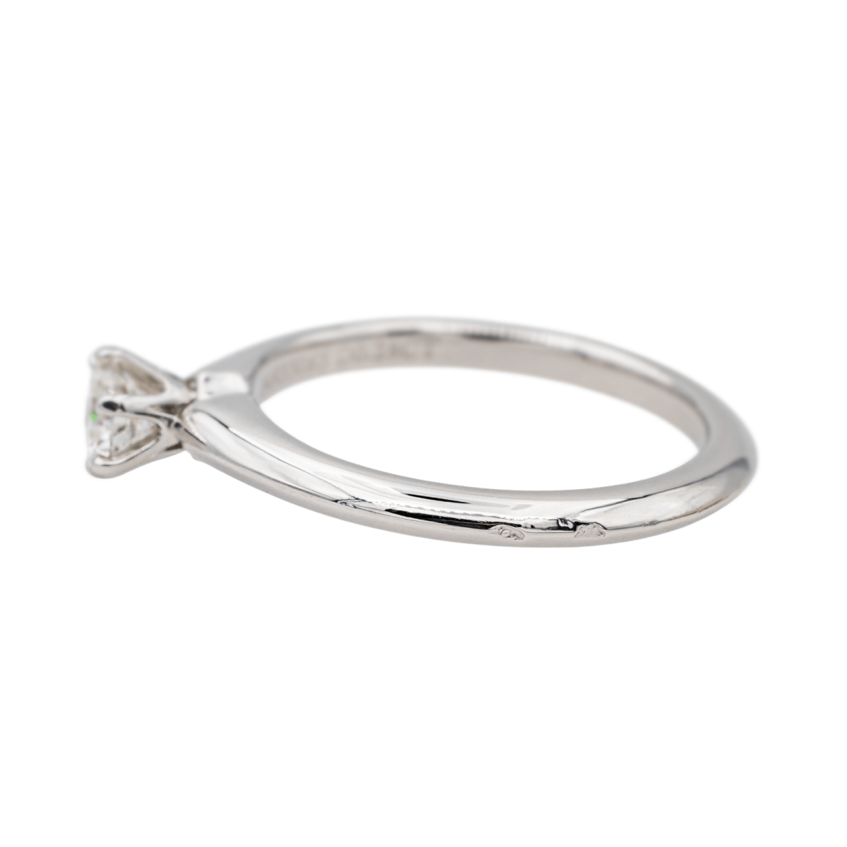 Bague Solitaire TIFFANY & CO. en platine et diamant - Castafiore