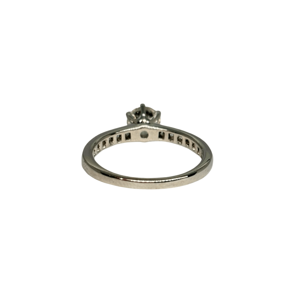 Bague Solitaire TIFFANY & CO. en platine et diamants - Castafiore
