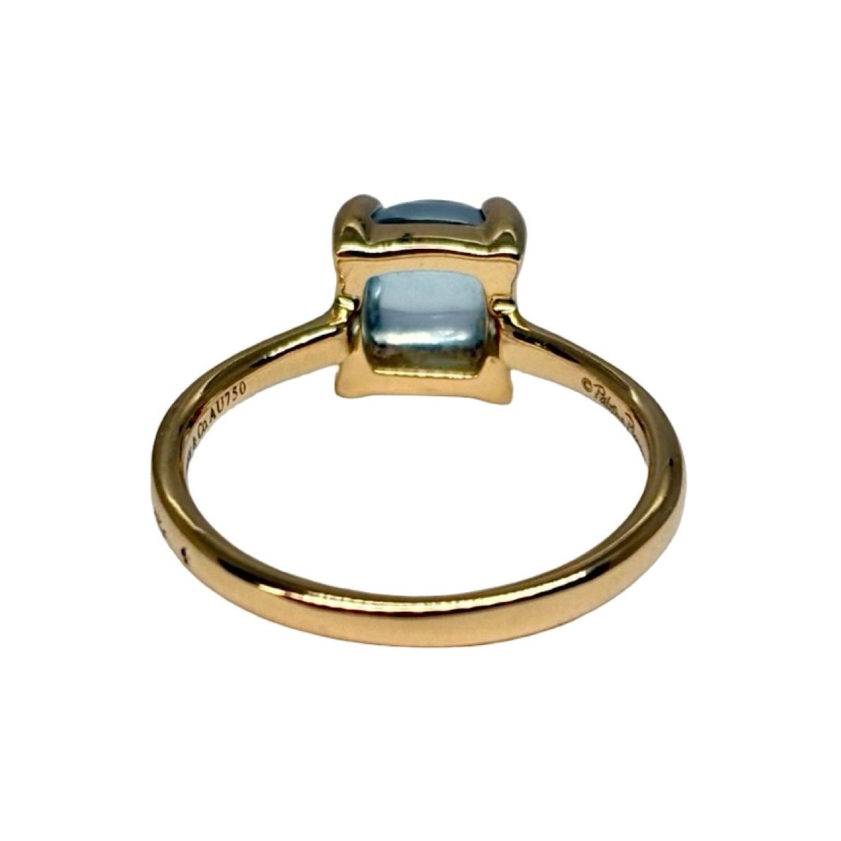 Bague Solitaire TIFFANY & CO. "Paloma Picasso" en or jaune et topaze - Castafiore