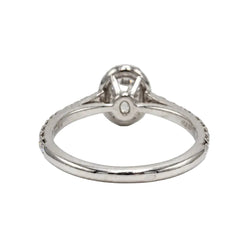 Bague Solitaire TIFFANY & CO. "Soleste" en platine et diamants - Castafiore