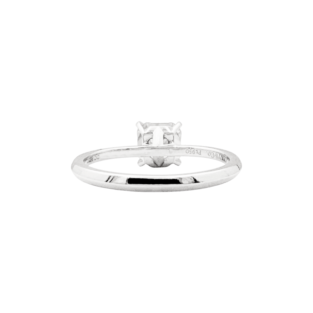 Ring Tiffany & Co solitaire, "True", paltinium and diamond.