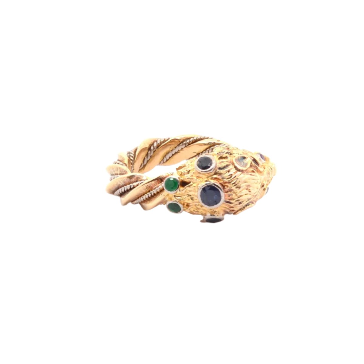 Bague style Lalaounis en or 18k - Castafiore