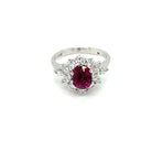 Bague Summer Certified Unheated Ruby Diamond - Castafiore