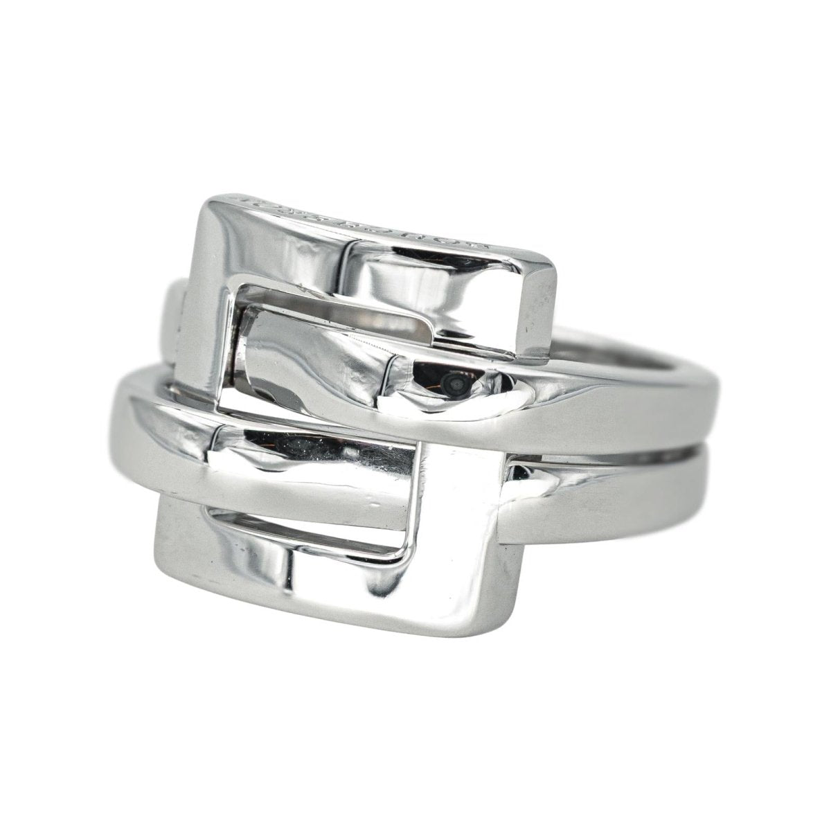 Bague Tank BOUCHERON "Déchaînée" en or blanc - Castafiore