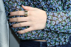 Bague Tank Diamants Taille Rose - Castafiore