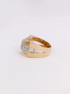 Bague Tank diamants taille rose - Castafiore