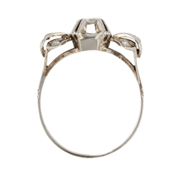Bague Tank en or blanc et diamants - Castafiore