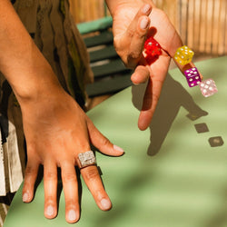 Bague Tank en or blanc et diamants - Castafiore