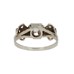 Bague Tank en or blanc et diamants - Castafiore