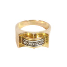 Bague Tank en or et diamants - Castafiore