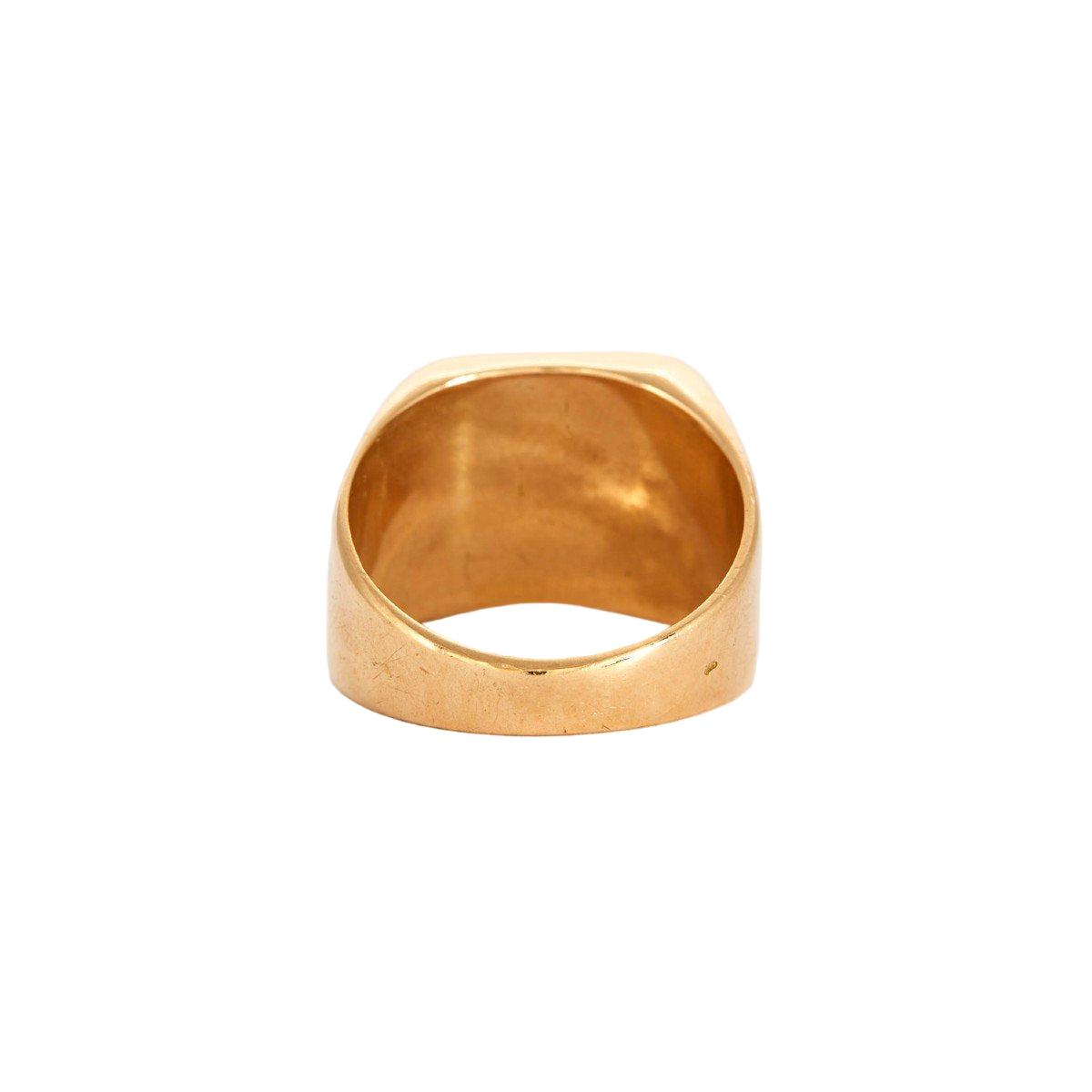 Bague Tank en or jaune - Castafiore
