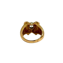 Bague Tank en or jaune et diamant - Castafiore