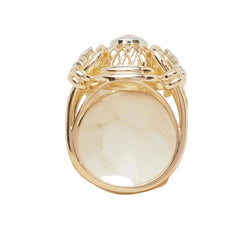 Bague Tank en or jaune et diamants - Castafiore
