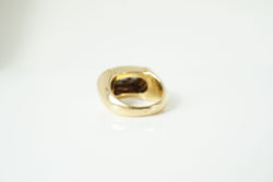 Bague Tank en or jaune et diamants - Castafiore