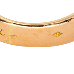 Bague Tank en or rose, platine et diamants - Castafiore