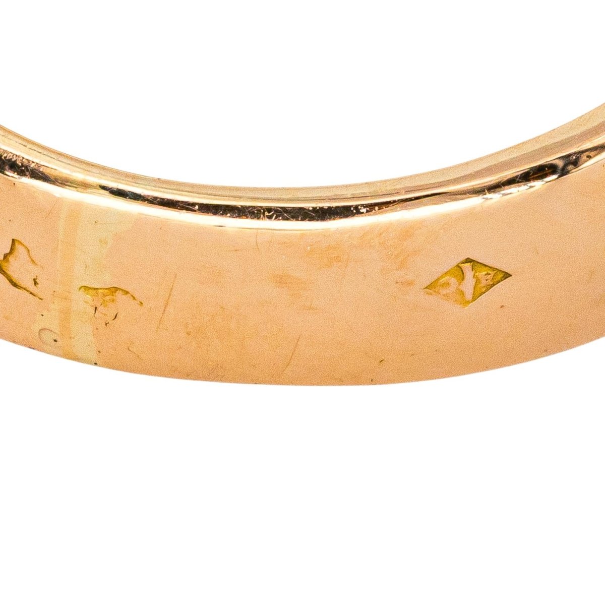 Bague Tank en or rose, platine et diamants - Castafiore