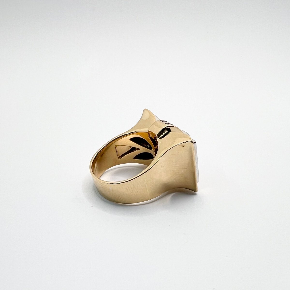 Bague Tank en or, saphirs et diamants - Castafiore