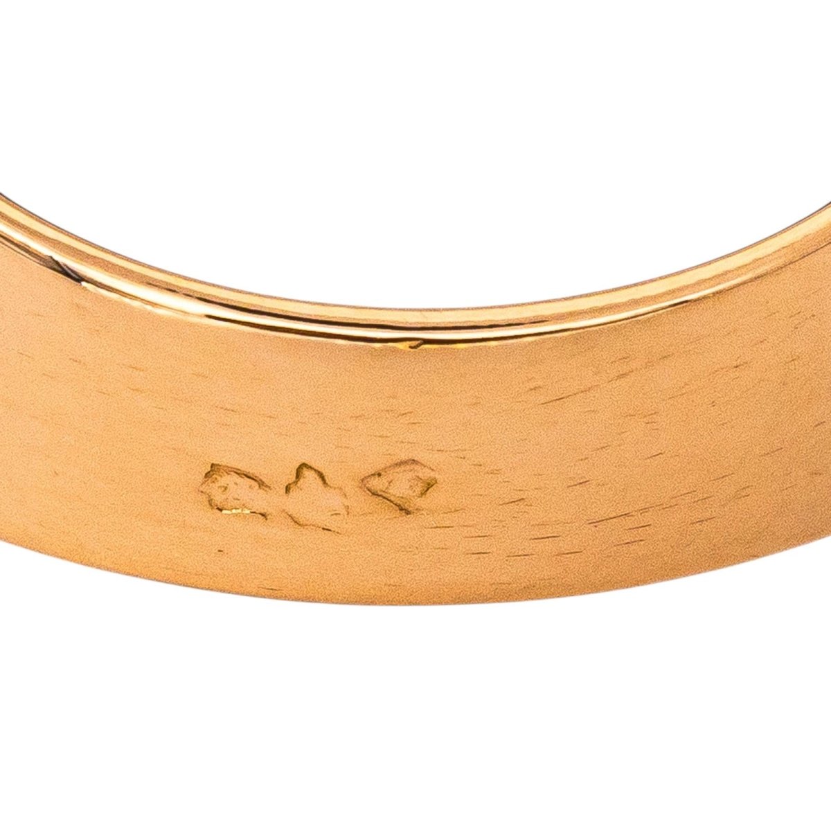 Bague Tank Or jaune Diamant - Castafiore