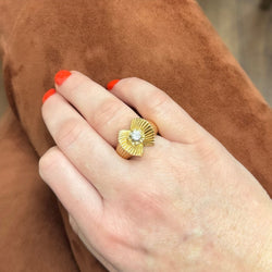 Bague tank papillon - Castafiore