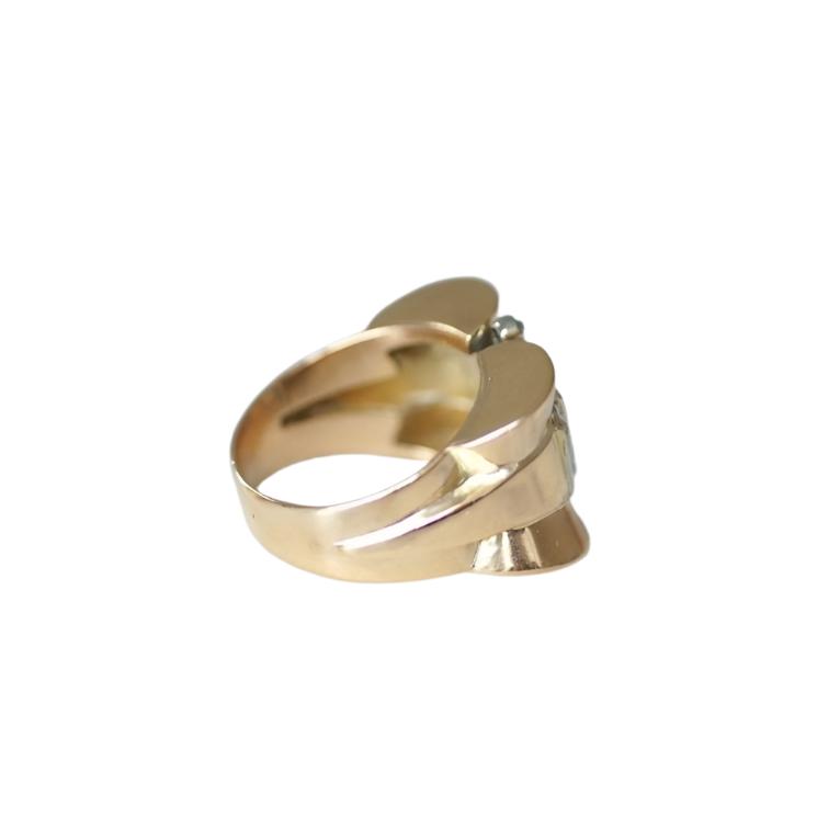 Bague Tank saphir et diamants - Castafiore