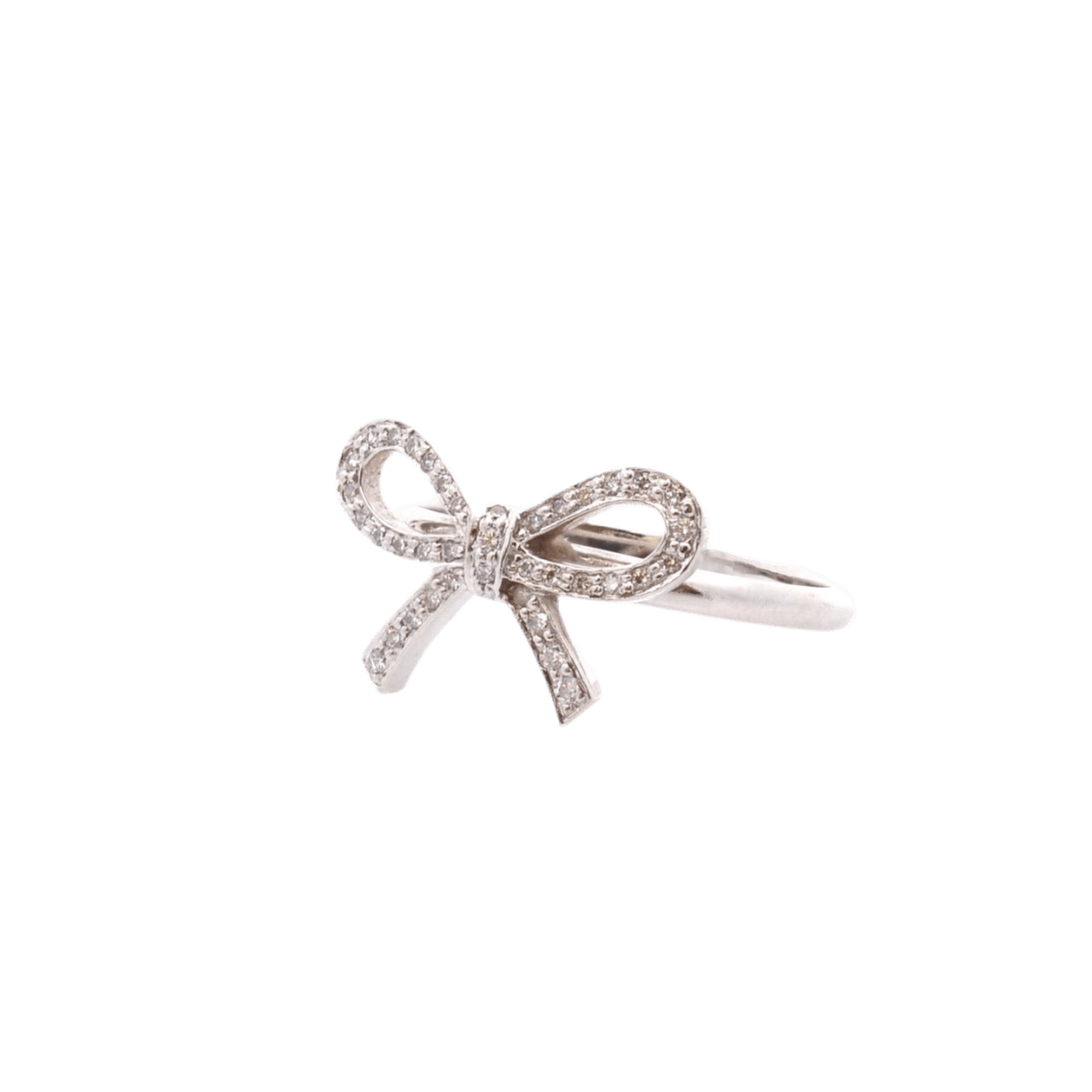 Bague TIFFANY & CO. en platine et diamants - Castafiore