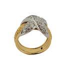 Bague Tiffany & Co - Jean Schlumberger en or jaune, platine et diamants - Castafiore