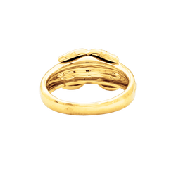Ring Tiffany & Co x Schlumberger, yellow gold, diamonds.