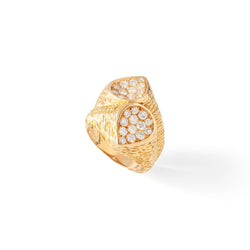 Bague Toi et Moi BOUCHERON en or jaune et diamants - Castafiore