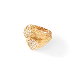 Bague Toi et Moi BOUCHERON en or jaune et diamants - Castafiore