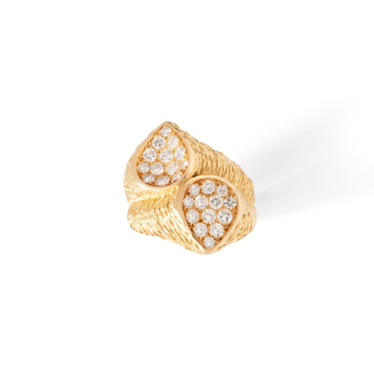 Bague Toi et Moi BOUCHERON en or jaune et diamants - Castafiore