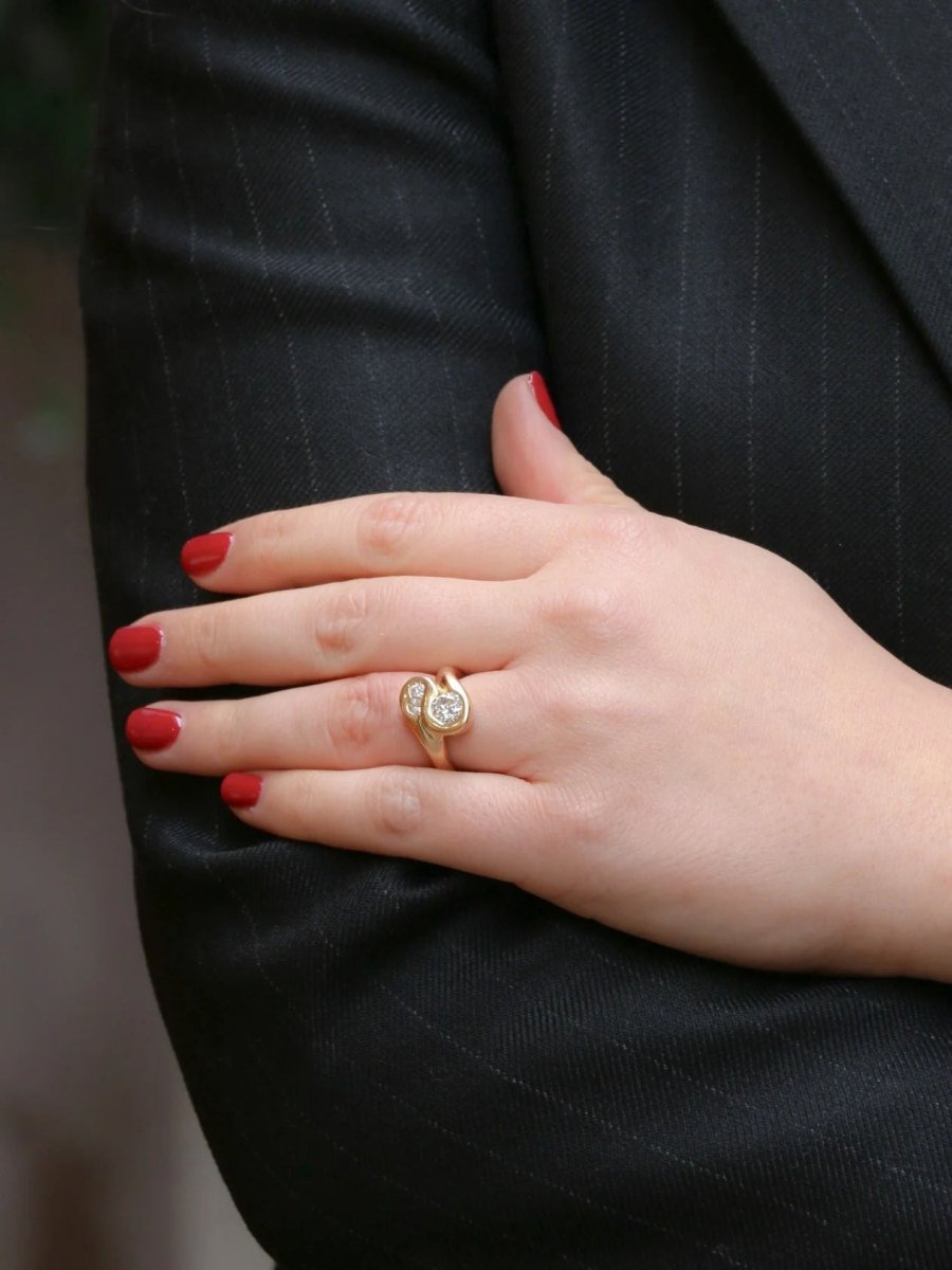 Bague toi et moi diamants 1 ct - Castafiore