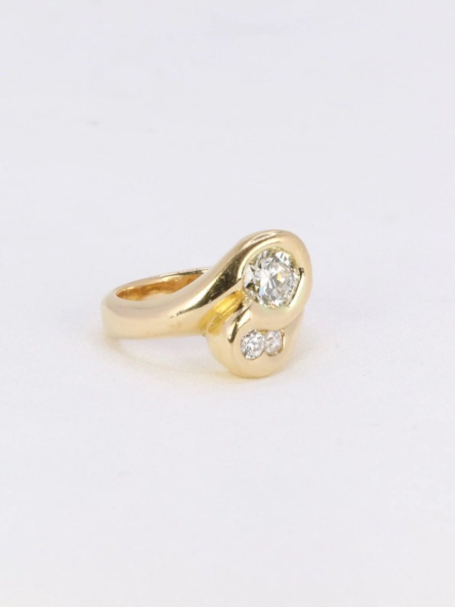 Bague toi et moi diamants 1 ct - Castafiore