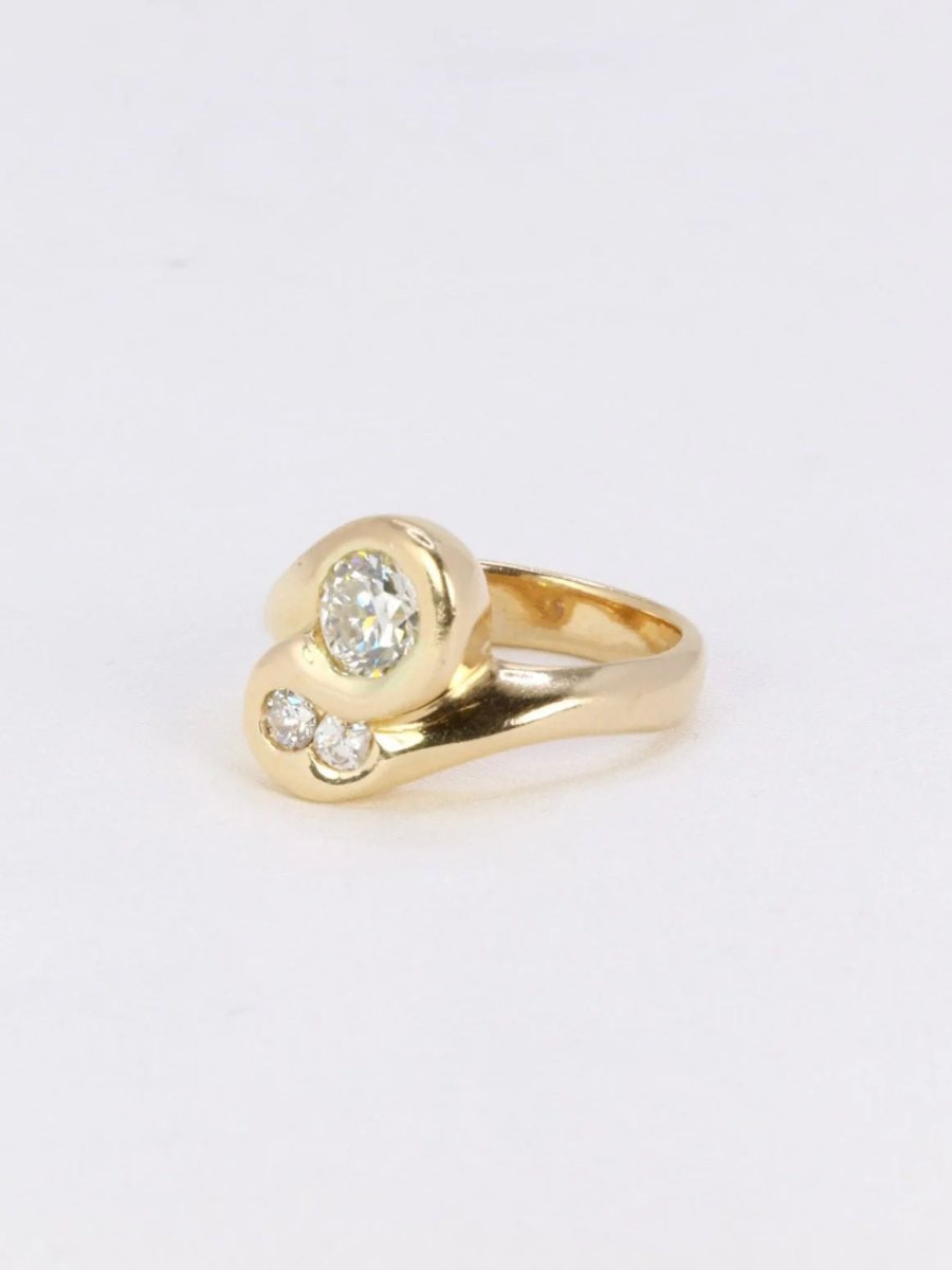 Bague toi et moi diamants 1 ct - Castafiore