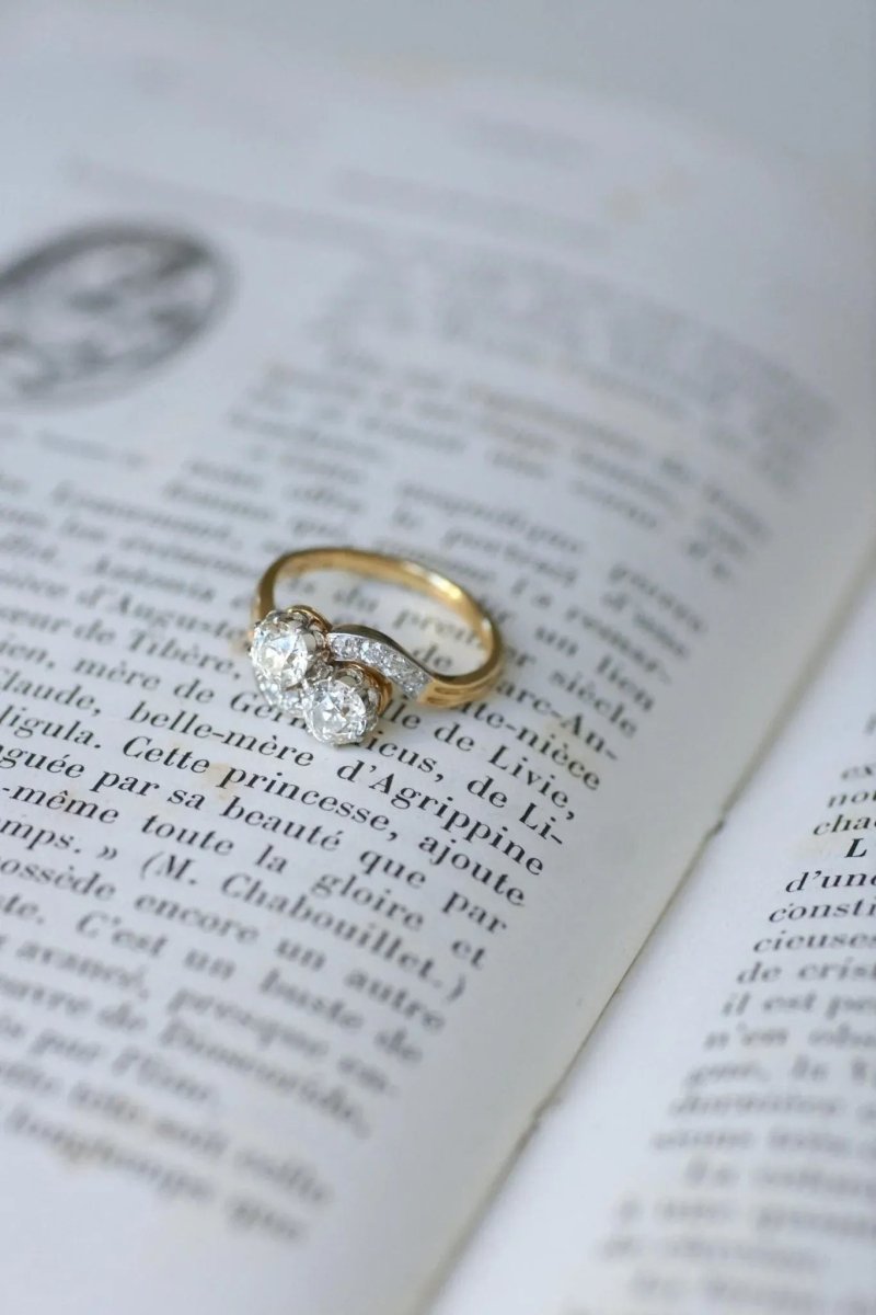 Bague Toi et Moi Diamants 1.25 Cts - Castafiore