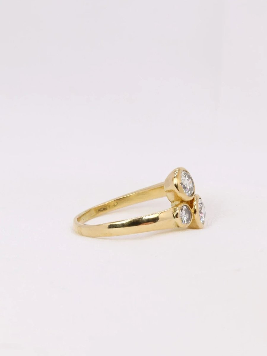 Bague toi et moi diamants 1,3 ct - Castafiore