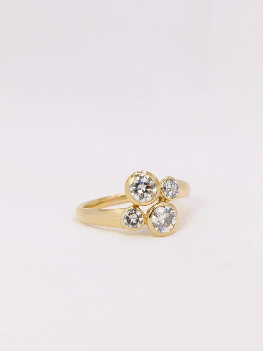 Bague toi et moi diamants 1,3 ct - Castafiore