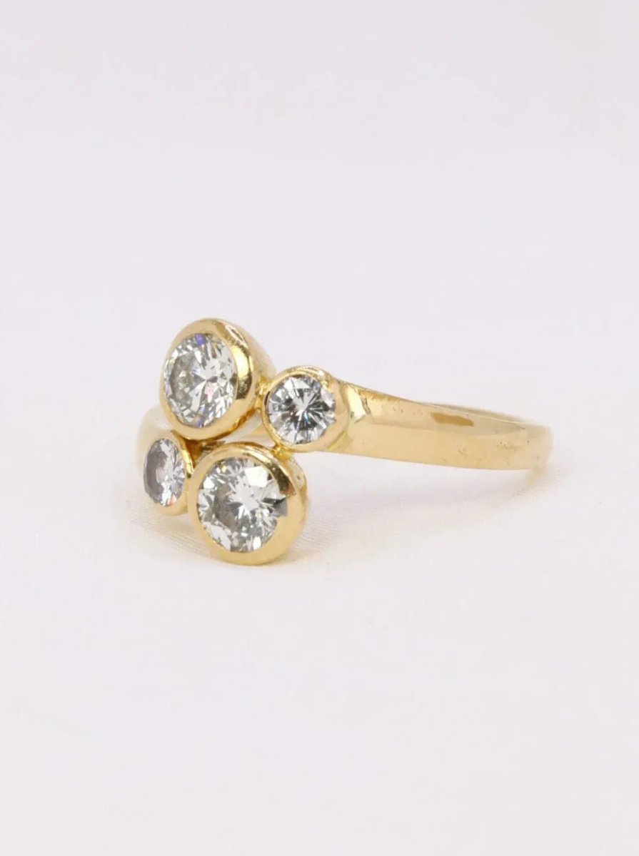 Bague toi et moi diamants 1,3 ct - Castafiore