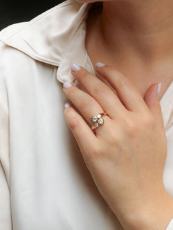 Bague toi et moi diamants 1,3 ct - Castafiore