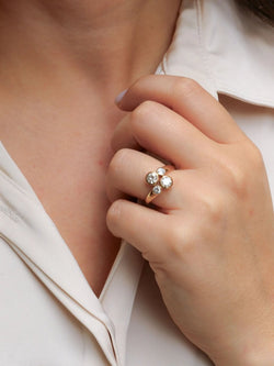 Bague toi et moi diamants 1,3 ct - Castafiore