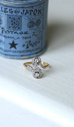 Bague Toi et Moi Diamants Belle Epoque - Castafiore